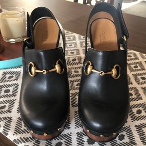 BRAND NEW GUCCI PLATFORM MULES - 36.5